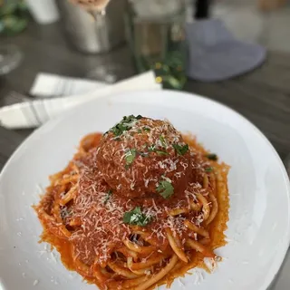 Bucatini & The Meatball