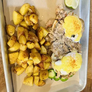 Carnitas Benedict