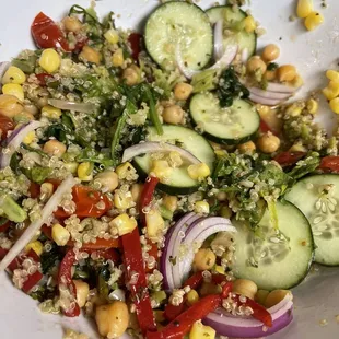 Garden Bowl.  This is served warm.  I was thinking salad so erred here but it was tasty.