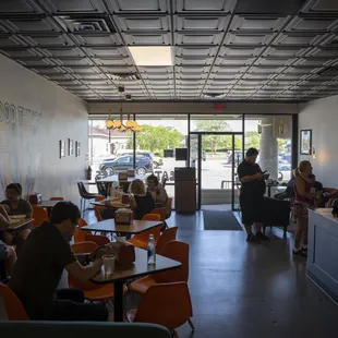 Interior of Groovy Cat Cafe