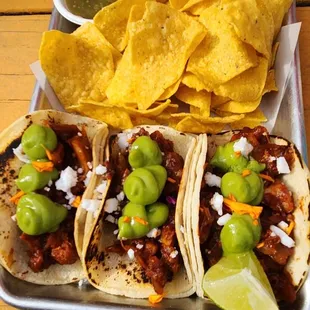 maple BBQ taco