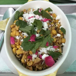 Corn &quot;chowder&quot; was more of a dip, but very good!