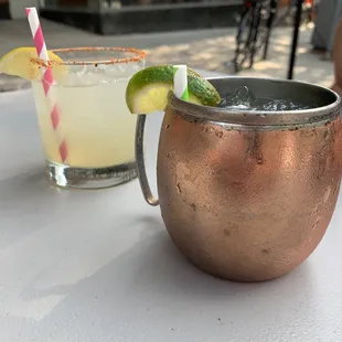 Spicy margarita and mule