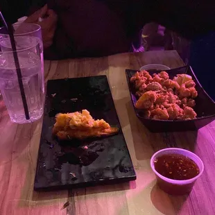 I left most of the Calamari. (And it's my favorite appetizer)