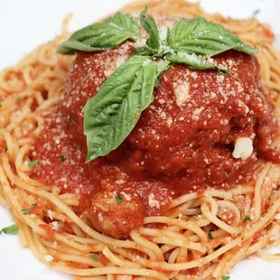 spaghetti and meatballs