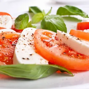 tomatoes and mozzarella