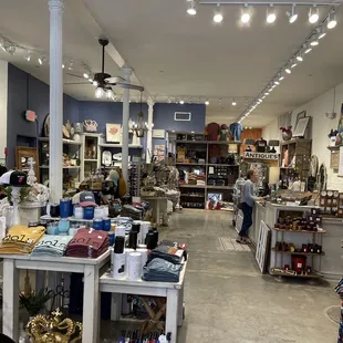 Boutique sales floor