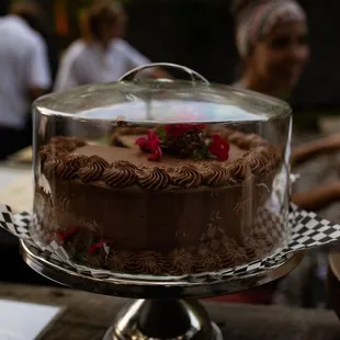 Fresh cake ... save room for dessert after pizza. There&apos;s more!