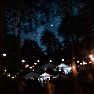 One night during an event. It was magical.