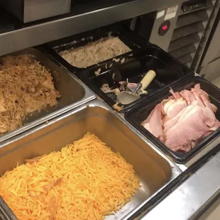 Tuna, chicken, and ham cross contamination.