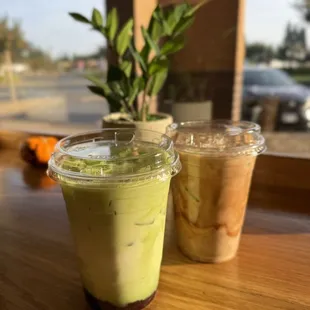 Blueberry Matcha and Libra Season from the fall specials menu