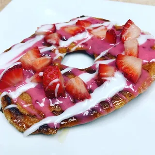 Strawberries and Cream Gourmet Donut