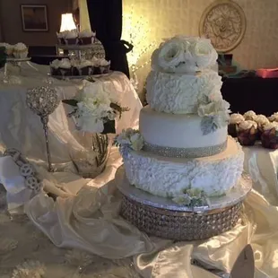 The Grove Event Center - What a beautiful Wedding Cake - for a tour of the Venue call: 513.522.1155