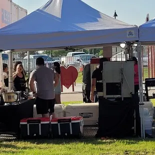 Beer and wine for sale tonight.