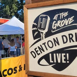 a sign for a drive - in restaurant