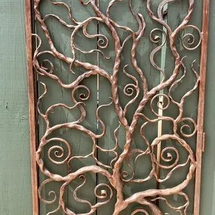 Intriguing iron work