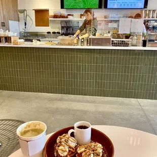 M's Matcha Grove Waffles