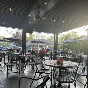 Outside patio from stage area.