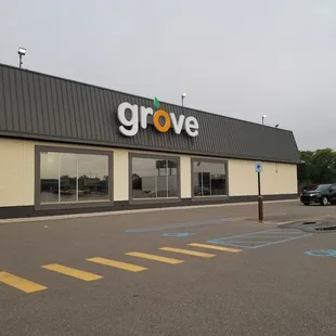 the front of the store