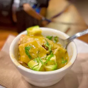 The Chicken Lime Tortilla soup - look at all that hearty deliciousness!!