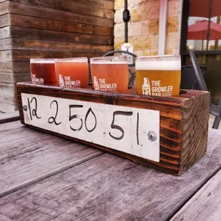 Flights of beers