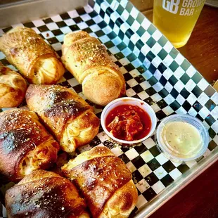 The pizza rolls