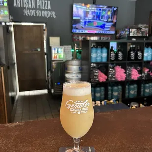 Roddie is eying my beer...