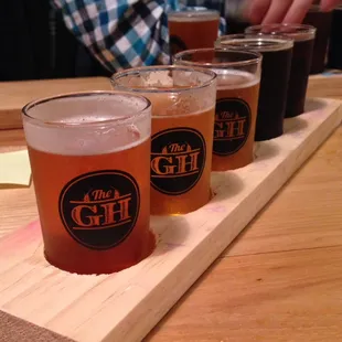 Flight [L to R]: 50W Spooner Summit, Blank Slate The Lesser Path, Blank Slate RYEsing Up, Triple Digit Chickow, 50W X-Mas Cookie