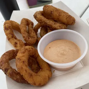 Onion rings - delish