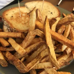 Fries are cut in house. Nuff said.