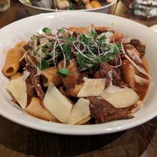 Beef Short Ribs Ragu Pasta