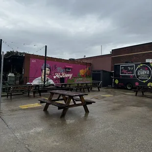Outside