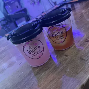 two cups of guava