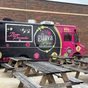 They also have a food truck and tables outside the restaurant