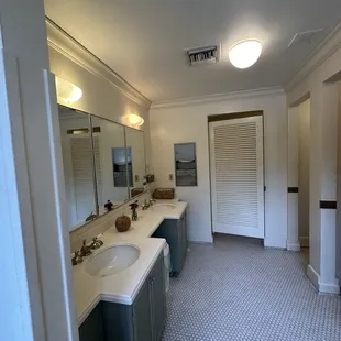 Restroom inside museum