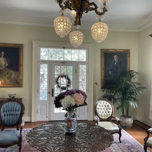 a formal living room