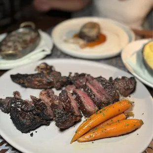 40 day dry aged bone-in rib eye