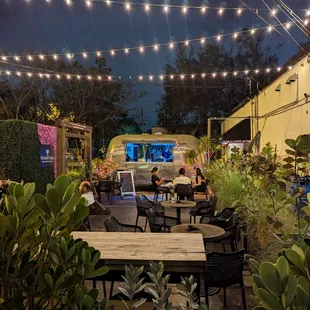 Outside seating