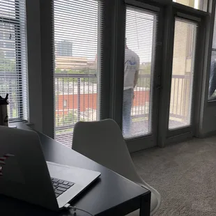 Workers right outside my window while Im working