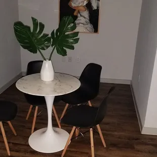 Our room had a small dining room area, that could have been a small bedroom