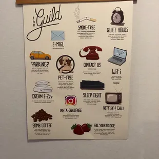 The rules and service offering nicely displayed