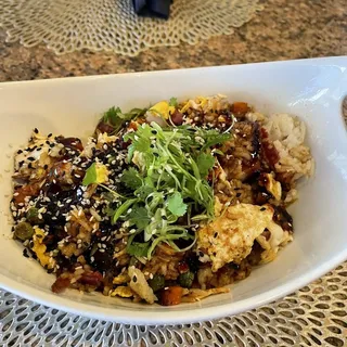 Turkey Bacon Fried Rice