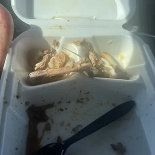 Clearly I cleaned the plate. Full of flavor. Best Jamaican food in the Southbay.