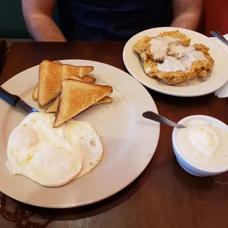 Country Fried Steak & Eggs