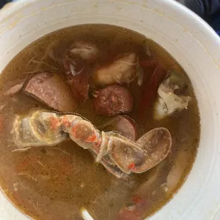 Check out the stuff in this container-there's A LOT!