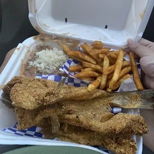 Whole catfish meal