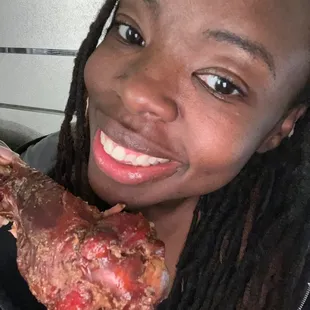 Wonderfully delicious  turkey leg