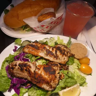 Blackened Snapper or Catfish Salad