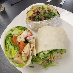 a plate of food