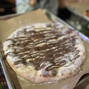 Nutella pizza